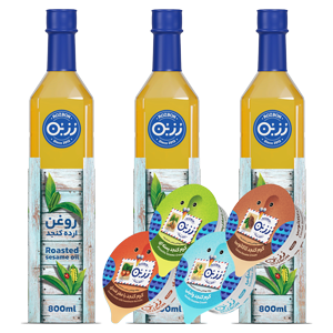 پکیج 3 عددی روغن ارده کنجد بهمراه 4 کرم کنجد